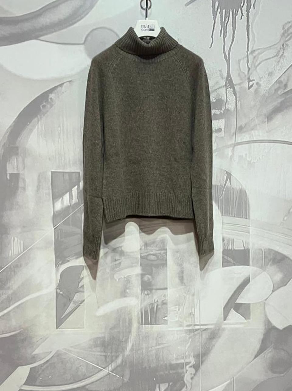 maglia collo alto 100 casmere MT3909 057 SEVENTY 