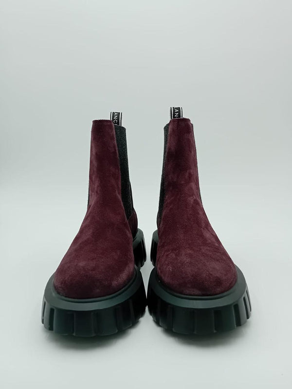 beatles grenelle 001-250-2283-03 0D22DARK BURGUNDY VOILE BLANCHE 