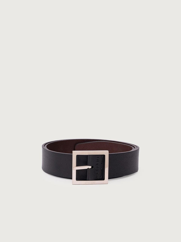 cintura reversibile h 35  mm U08311 SAFFIANO DOUBLENERO\TDM ORCIANI 