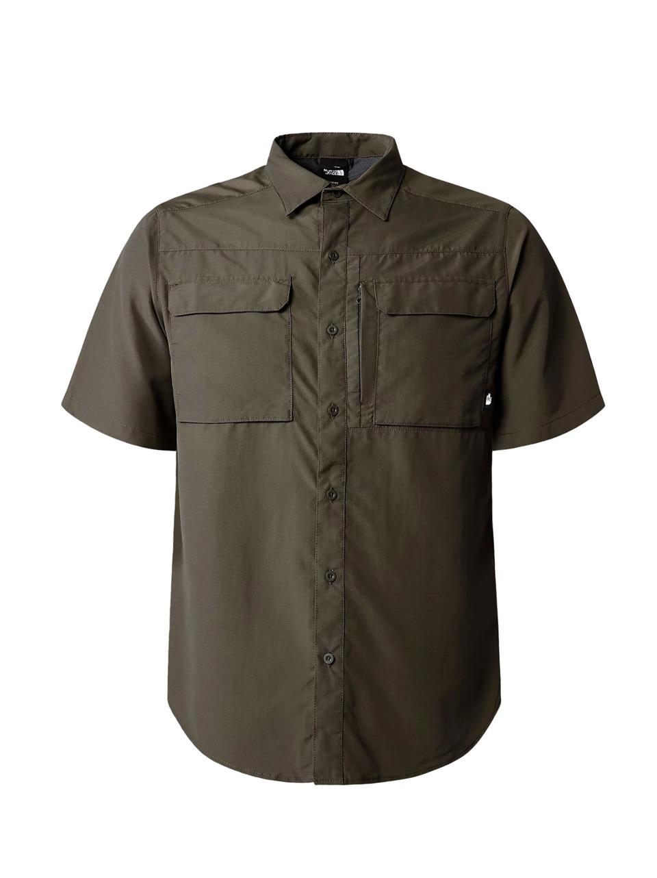 sequoia shirt NFOA4T19 TAUPE GREEN THE NORTH FACE 
