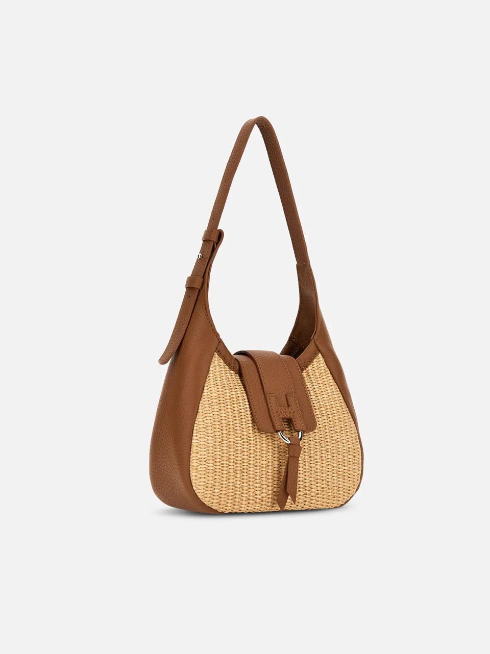 borsa obo mini KBW01XS1100V131J26 CREMA COGNAC HOGAN 