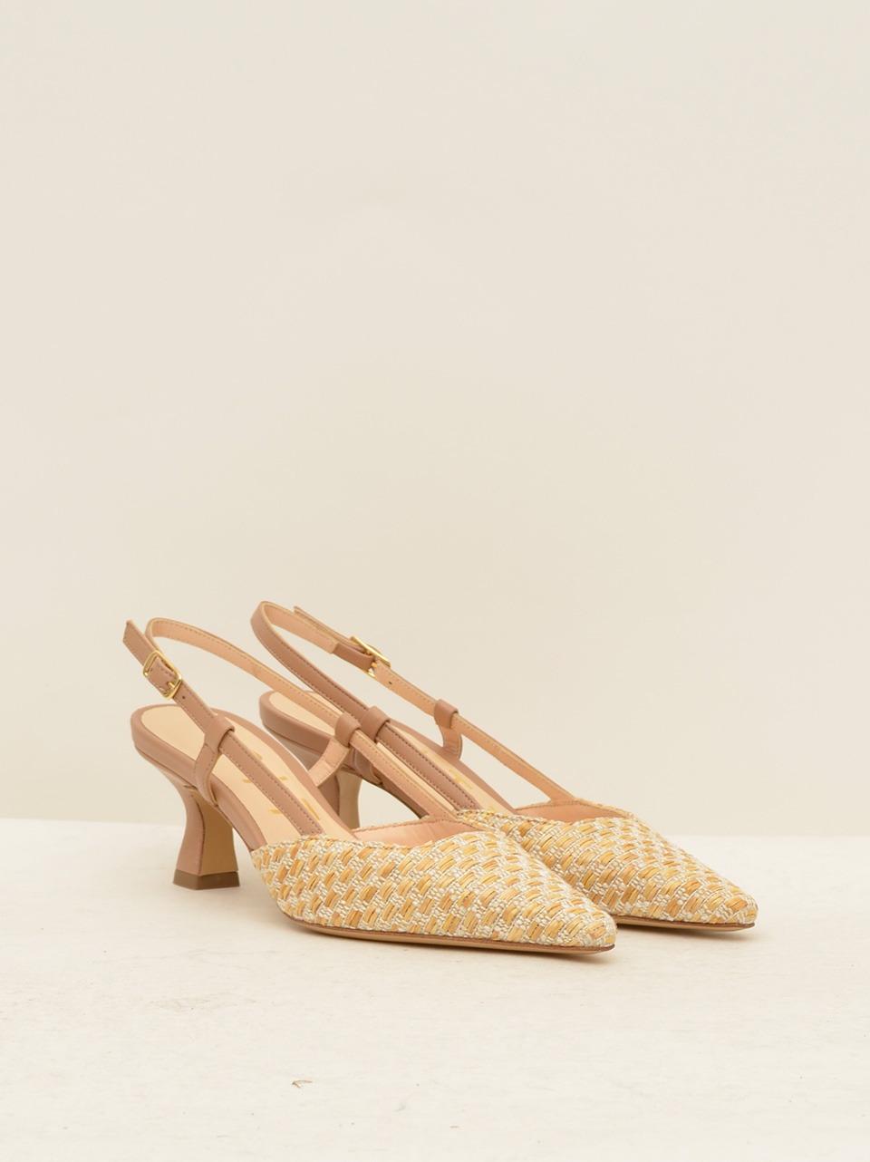 chanel rafia tacco 40 1100 NATURE MATTEO PITTI 