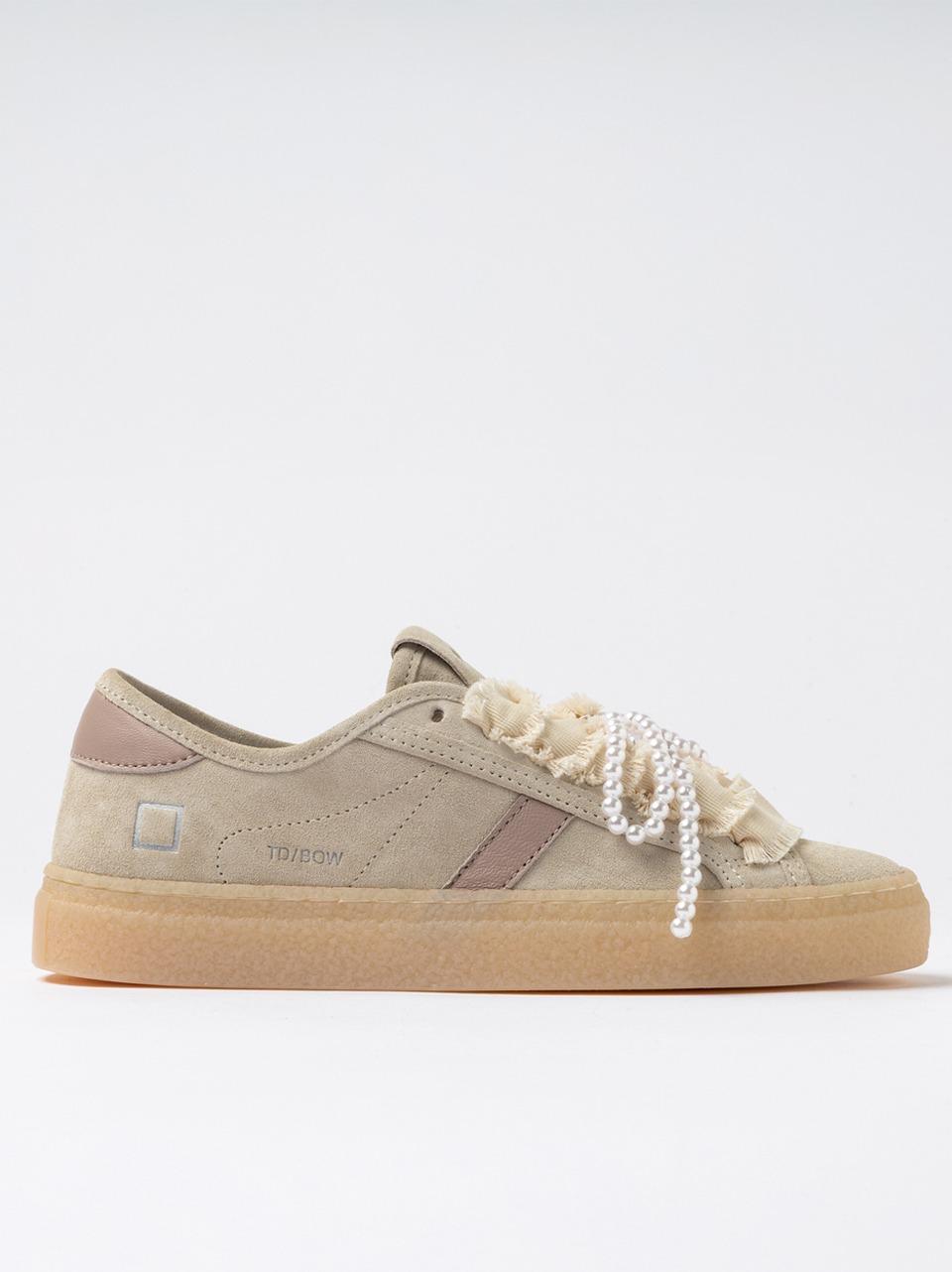 sneakers tender W441-TE-BW-BI BOW BEIGE D.A.T.E 