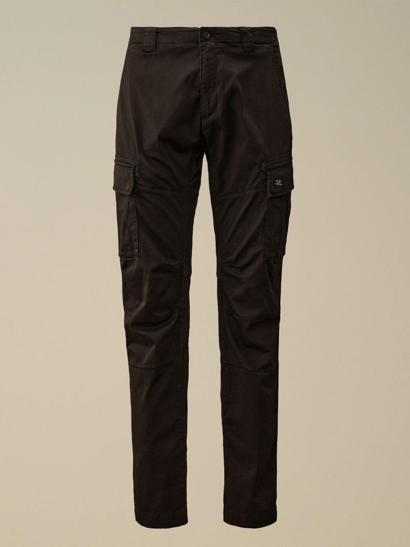 pantalone satin slim cargo PA732A005529G N C.P COMPANY 