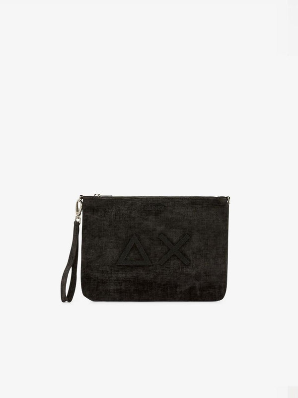 borsa pochette back velvet CPX45201 BLACK SUN 68 
