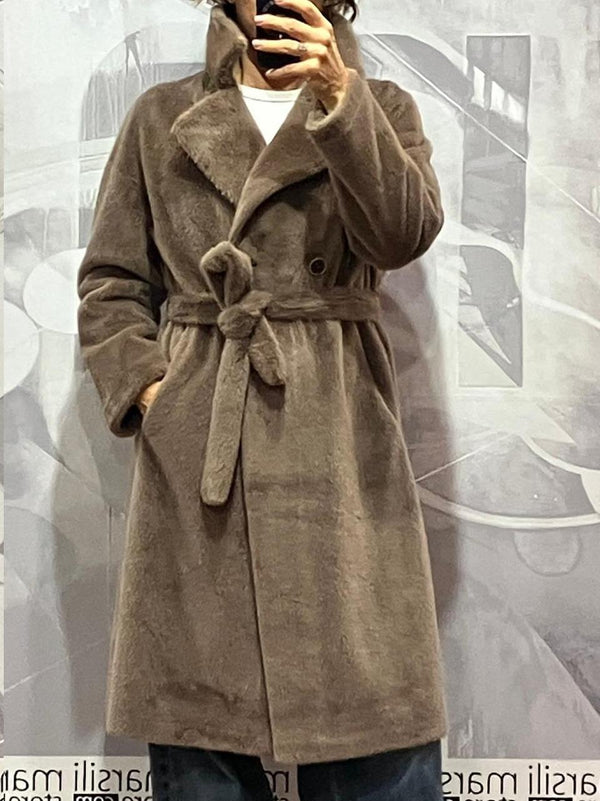 cappotto ecopelliccia fusciacca PE024245 063 SEVENTY 