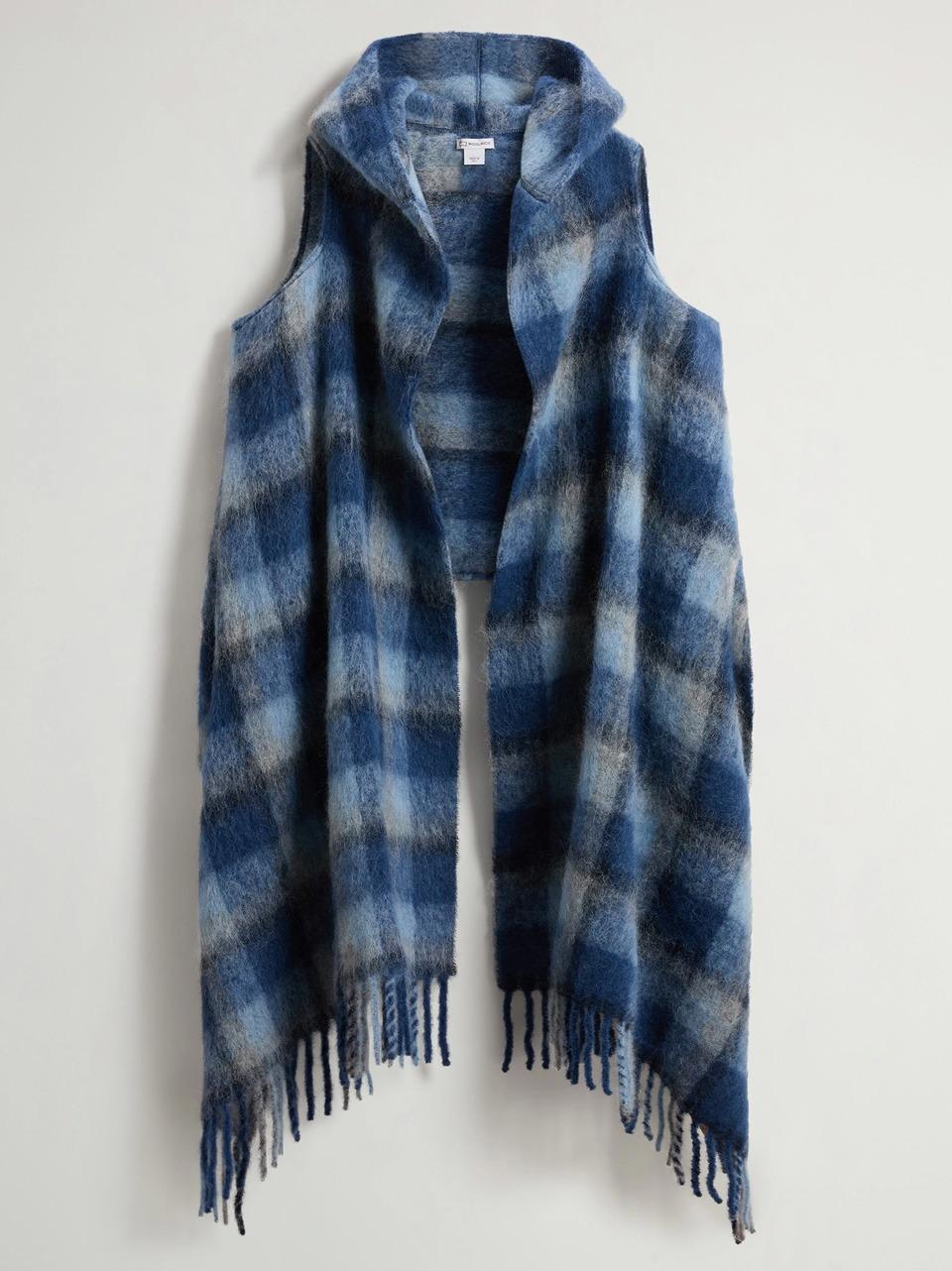 mantella macro scacchi AC0162 30037 WOOLRICH 