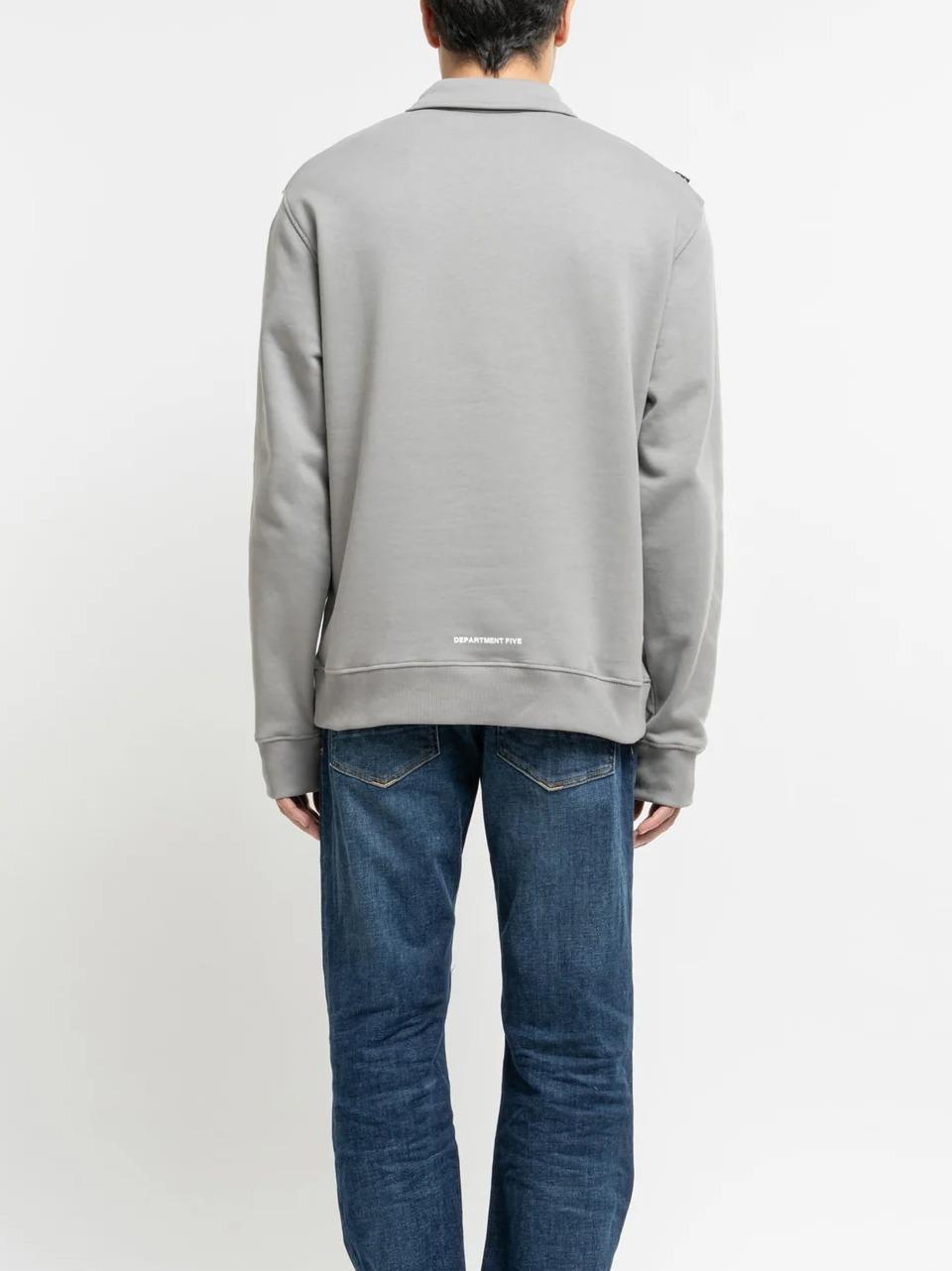 felpa taglio polo con zip BOSS FELPA FFERR DEPARTMENT FIVE 