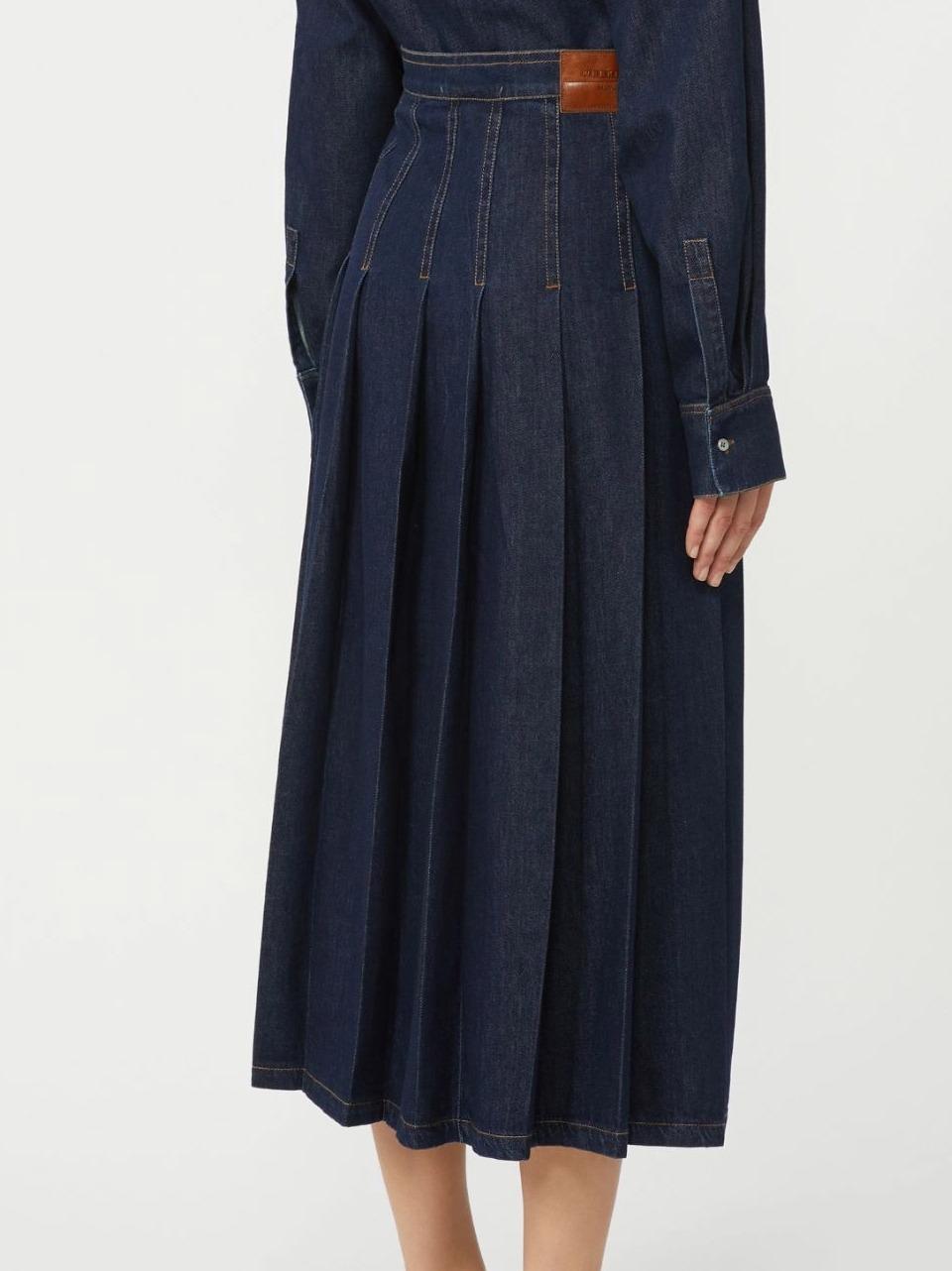 gonna denim plisse OVALE 1 WEEKEND  by Max Mara 