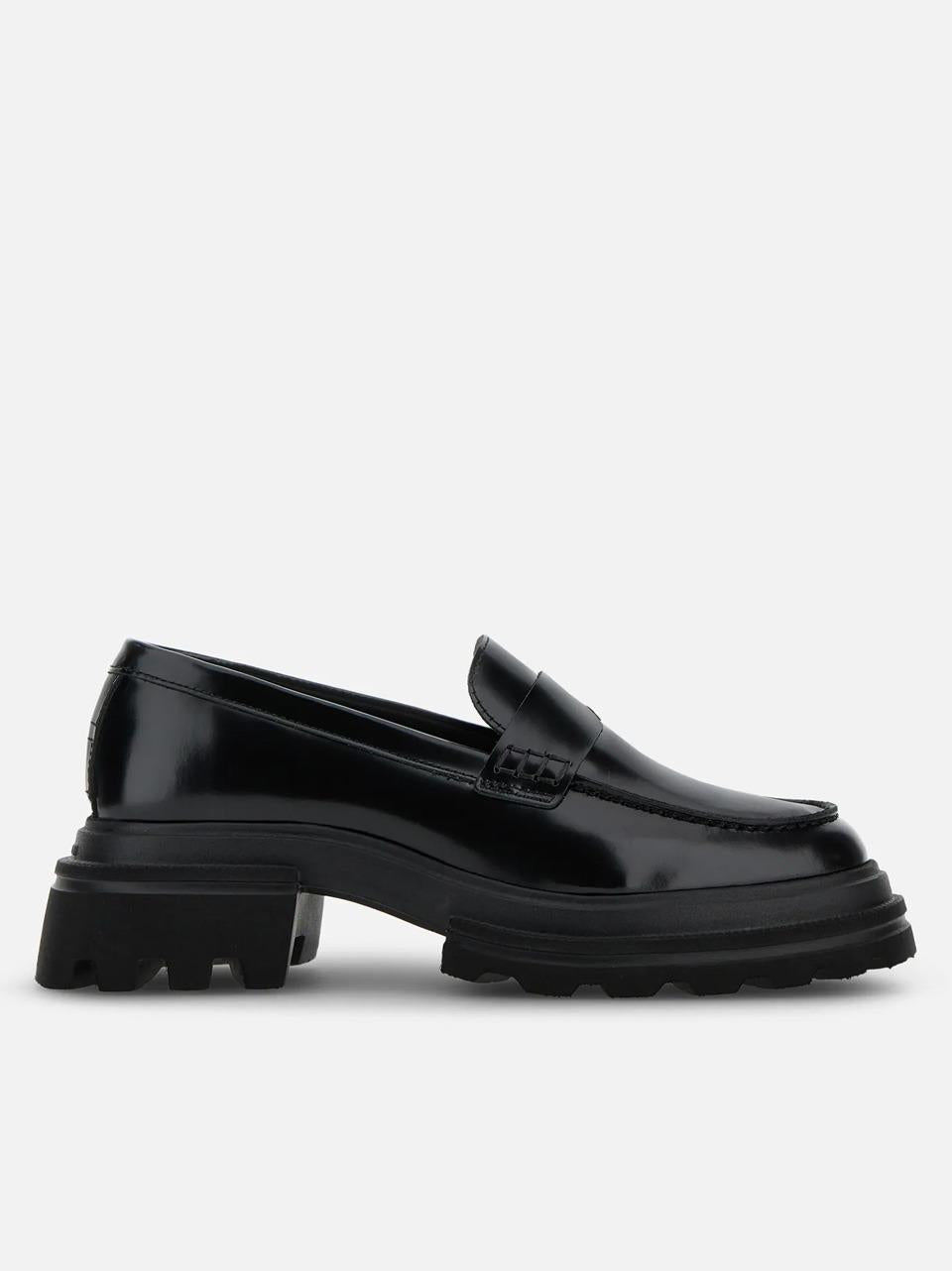mocassino con passante HXW6740FM50SXGB999 NERO HOGAN 