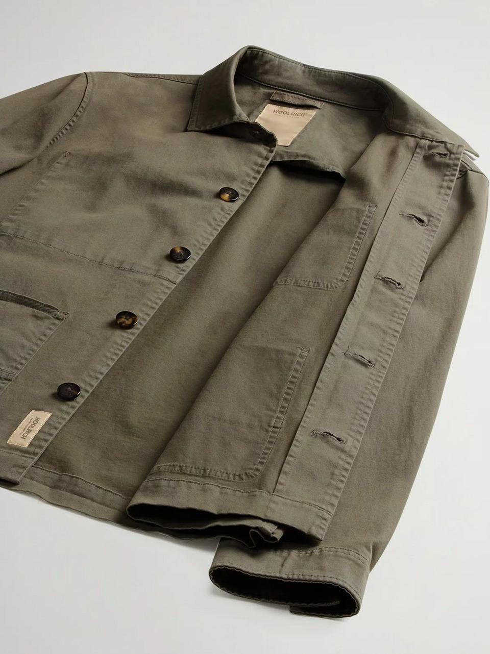 blazer cotone lavato OS2042UT5262 6667 WOOLRICH 