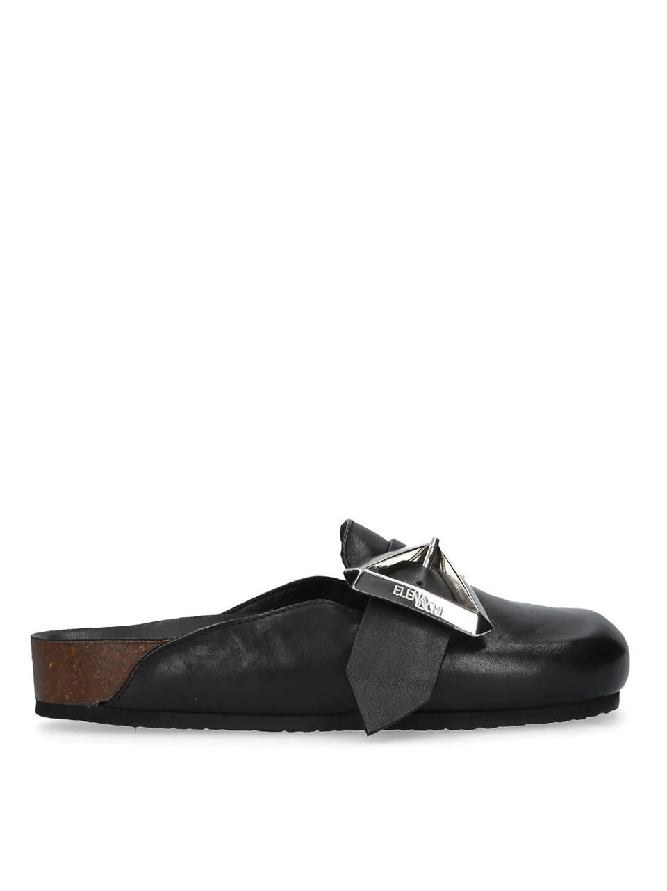 sabot con accessorio T92 NERO ELENA IACHI 