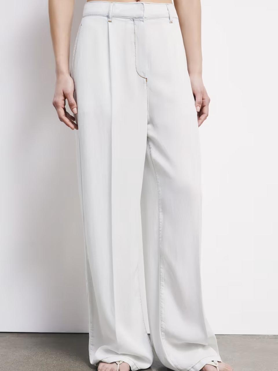 pantalone in viscosa denim 2P1743 CB20 Patrizia pepe 