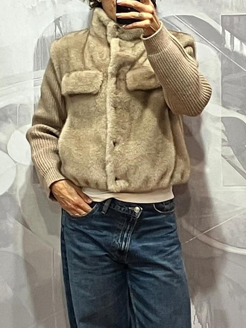 bomber ecopelliccia PE0141 N SEVENTY 