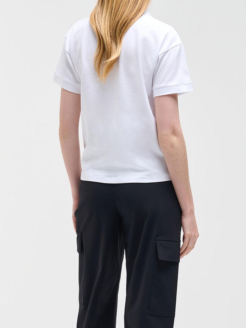 polo in pioquet con jabot 8753 B COLMAR 