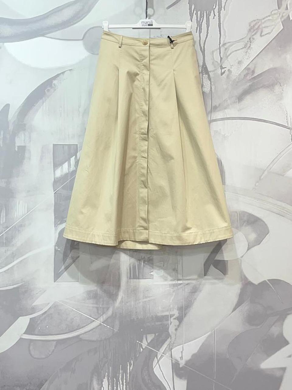 gonna godet con bottoni E91 7295 add 