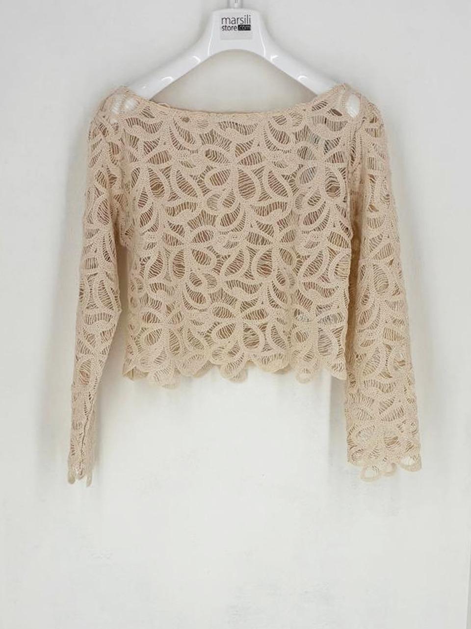 maglia crochet 2M4560 A764 B Patrizia pepe 