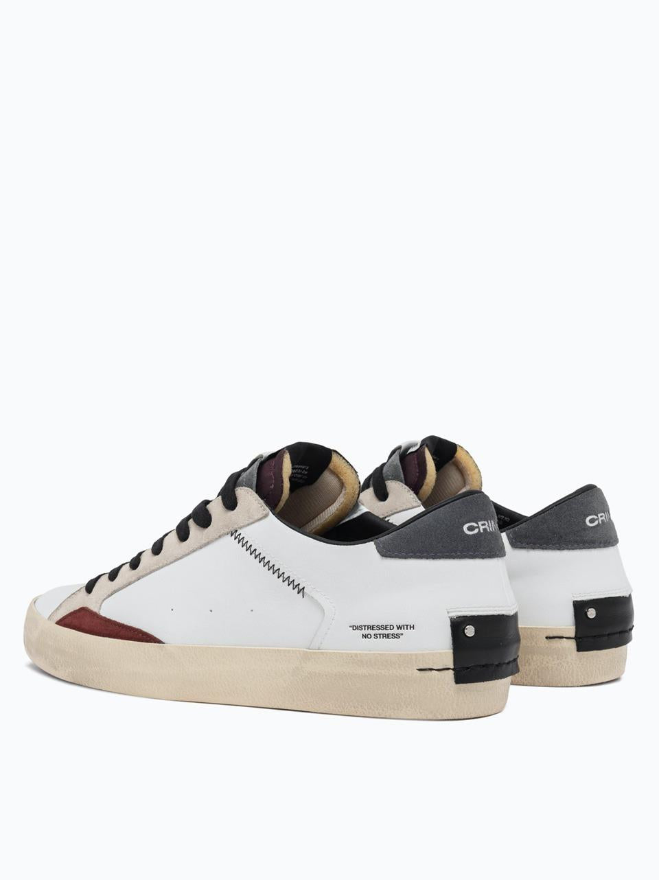 sneakers distressed 15008 BIANCO\GRIGIO CRIME 