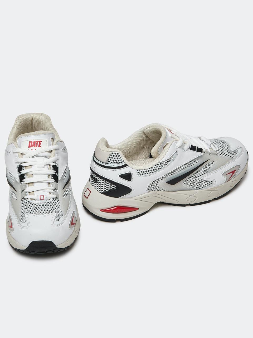 sneakers sn23 SN-ME-WB BIANCO\NERO D.A.T.E 