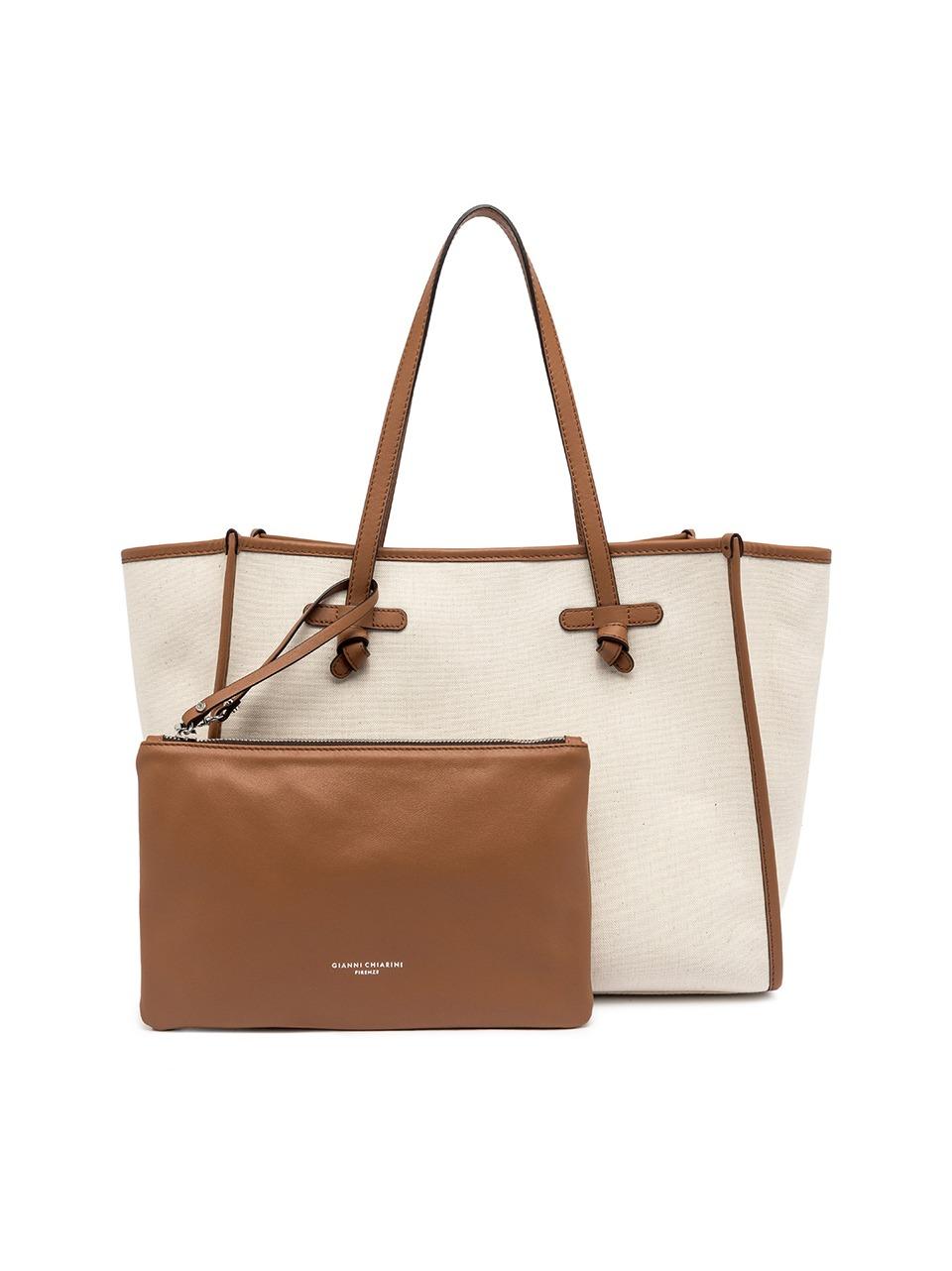 borsa matcella canvas BS6850CNVSE PANNA\CORDA MARCELLA CLUB by gianni chiarini 