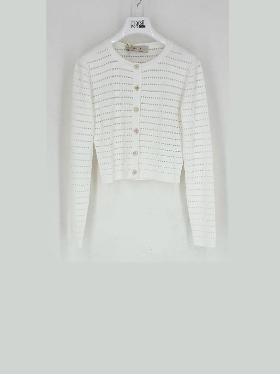 cardigan traforato JC4351016 SAND Jucca 
