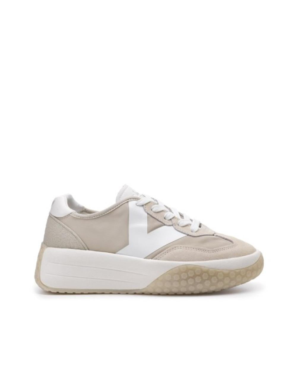 SNEAKERS suola alta KW9755 OFF WHITE WHAITE Keh.noo 