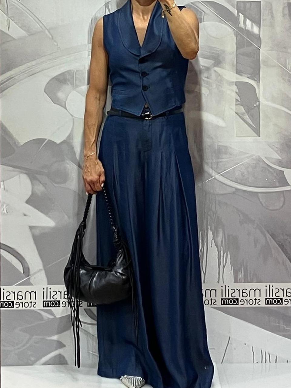 gilet in denim LC94JYVL 1670 SELECTED 