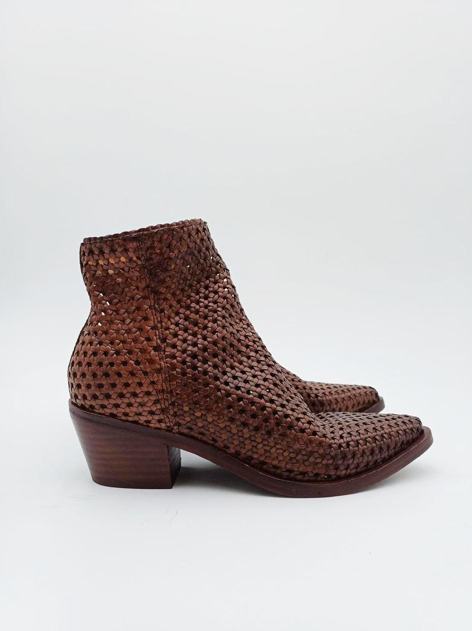 stiavetto texano intrecciato 261-303-19 MARRONE ZOLFO 