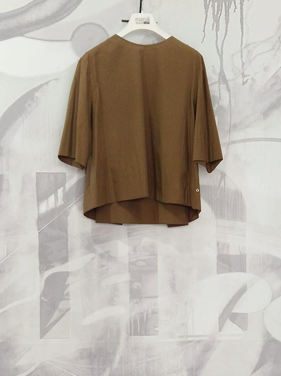 camicia apertura al retro PCH DC5242 RHUM ottod'ame 