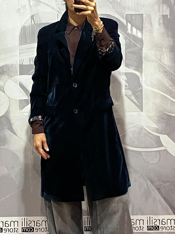 cappotto velluto 25595 B WU' SIDE 