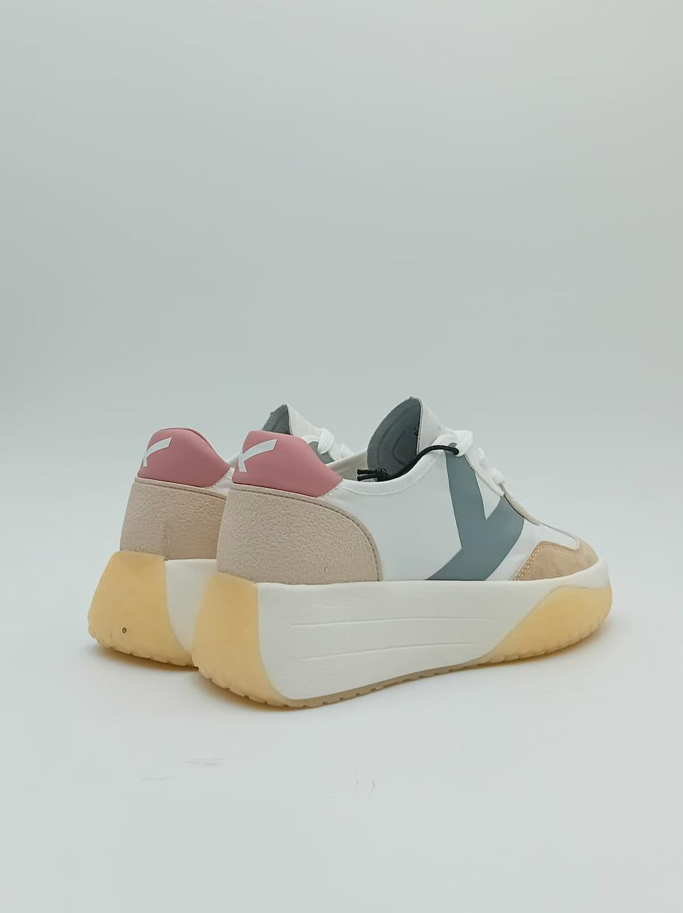 sneakers alta KV9755 WHITE GREY CIPRIA Keh.noo 