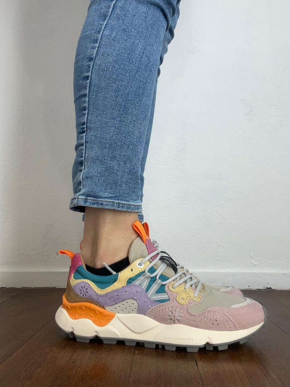 sneakers yamano3 YAMANO3W3M51 LIGHT PINK FLOWER MOUNTAIN 