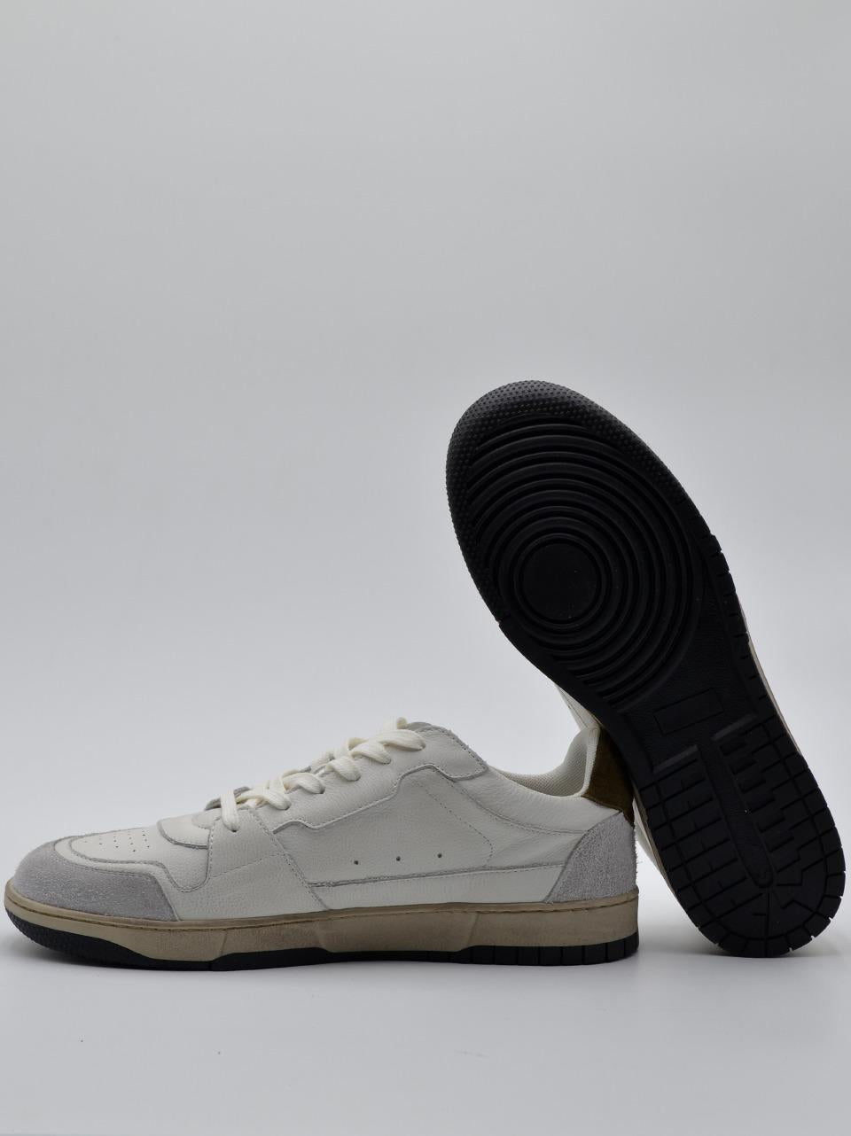 sneakers 10009 bianco verde 101 