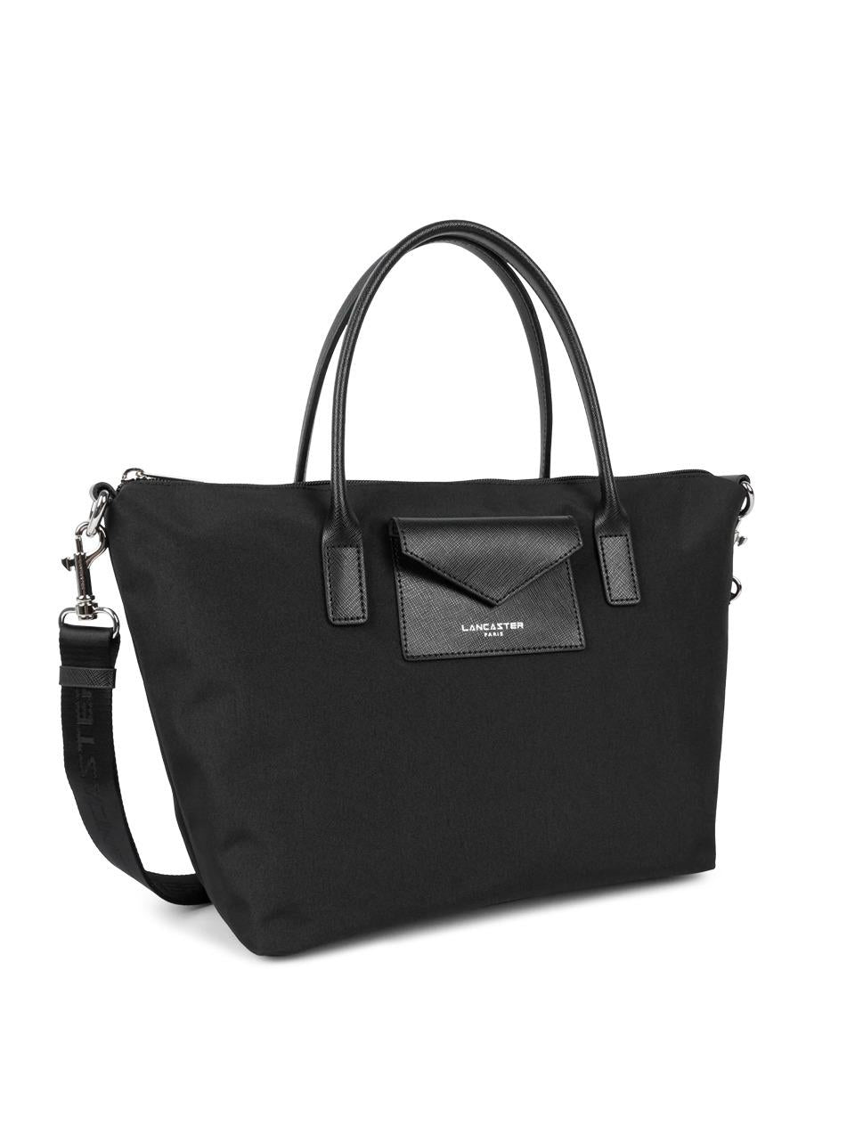 borsa shopping media con tracolla 51636 NERO LANCASTER 