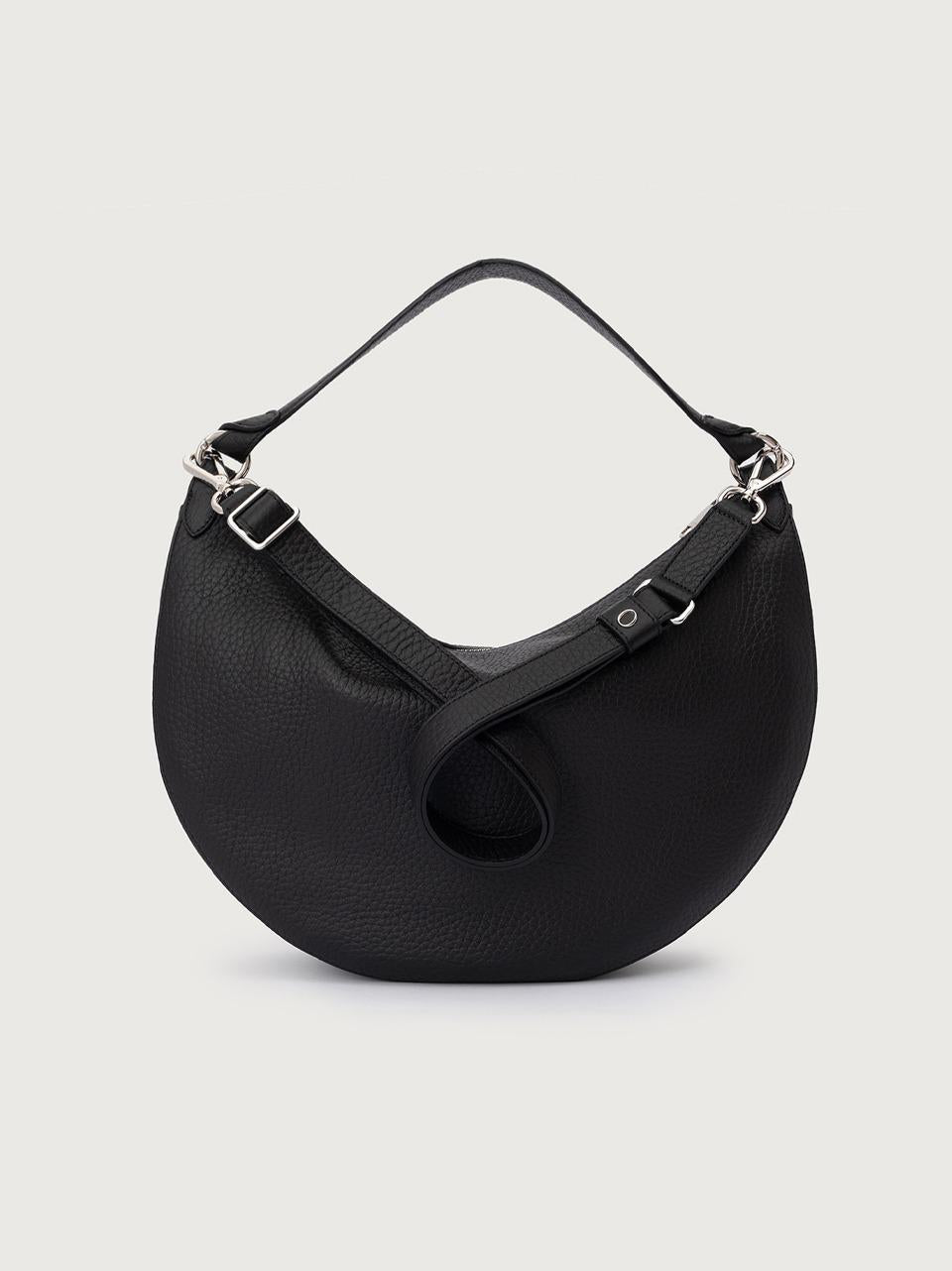 borsa dumpling large B02184SOFT NERO ORCIANI 