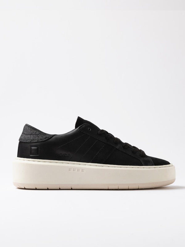 sneakers hill platform W431-HP-CA-BK NERO D.A.T.E 
