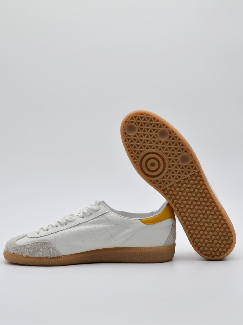 sneakers blabe 4100 BIANCO GIALLO AMA brand 