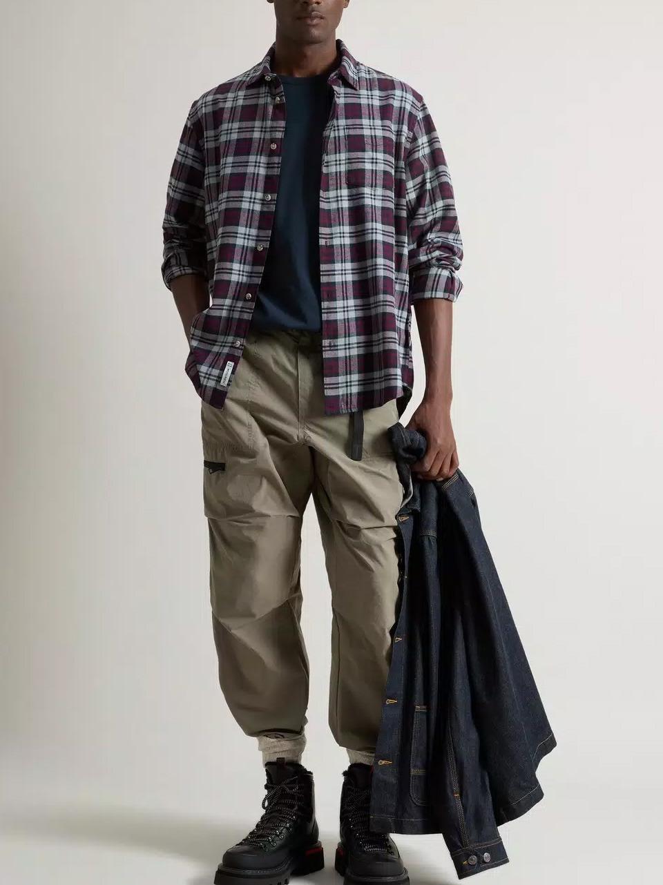 camicia quadri SI0117 1908 WOOLRICH 