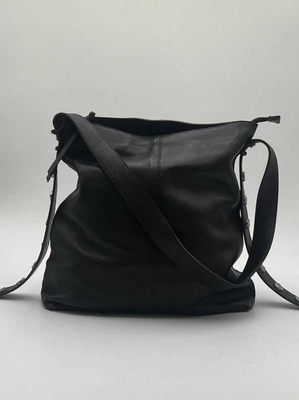 borsa stud shopping verticale zippata BS9404 NERO REHARD 