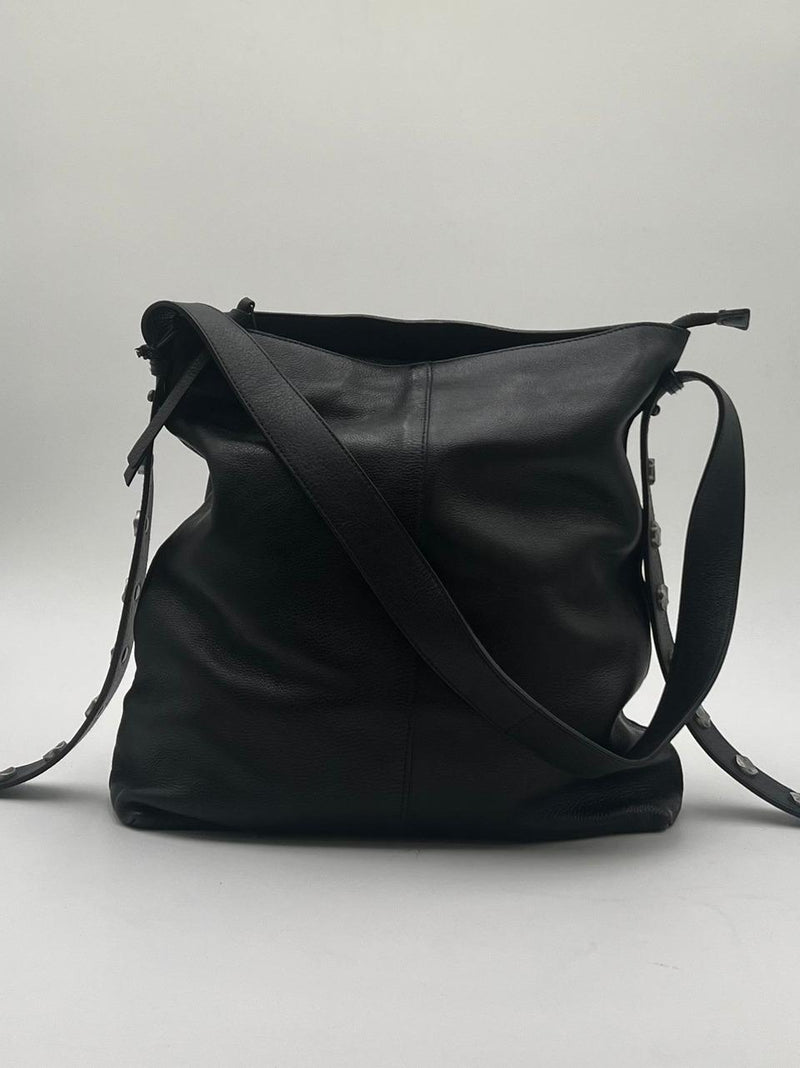 borsa stud shopping verticale zippata BS9404 NERO REHARD 