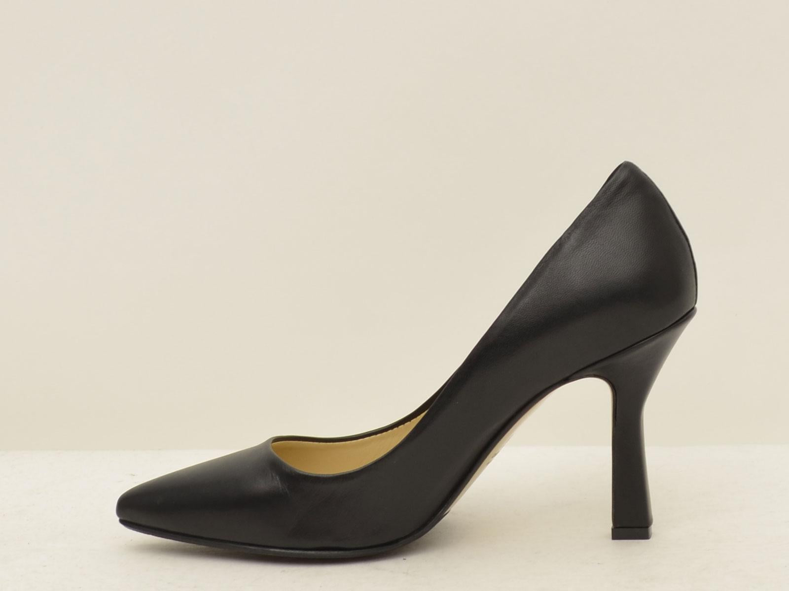 decollette tacco h 95 mm DE1002 NERO L'arianna 