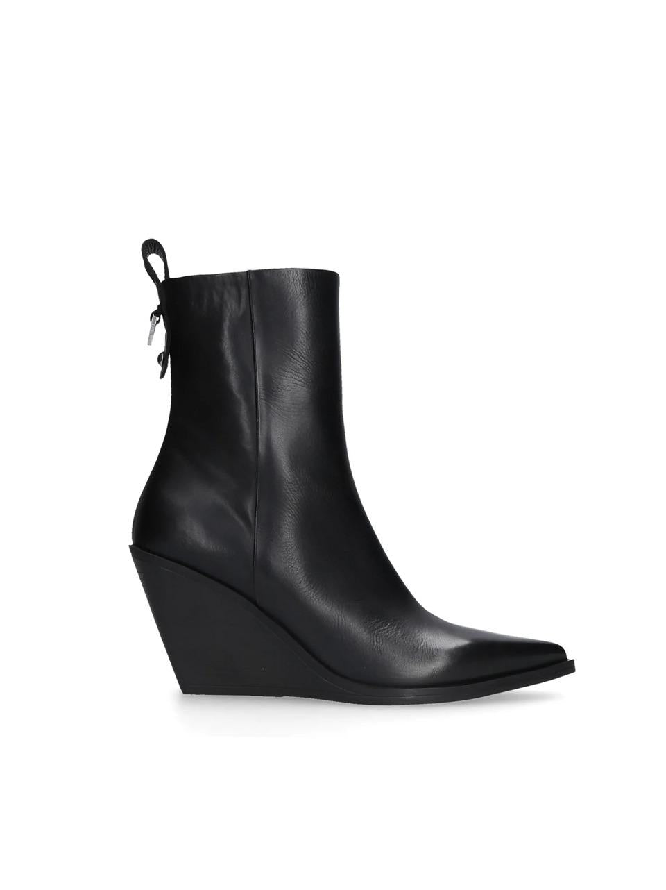 stivaletto con zeppa E4091 NERO ELENA IACHI 