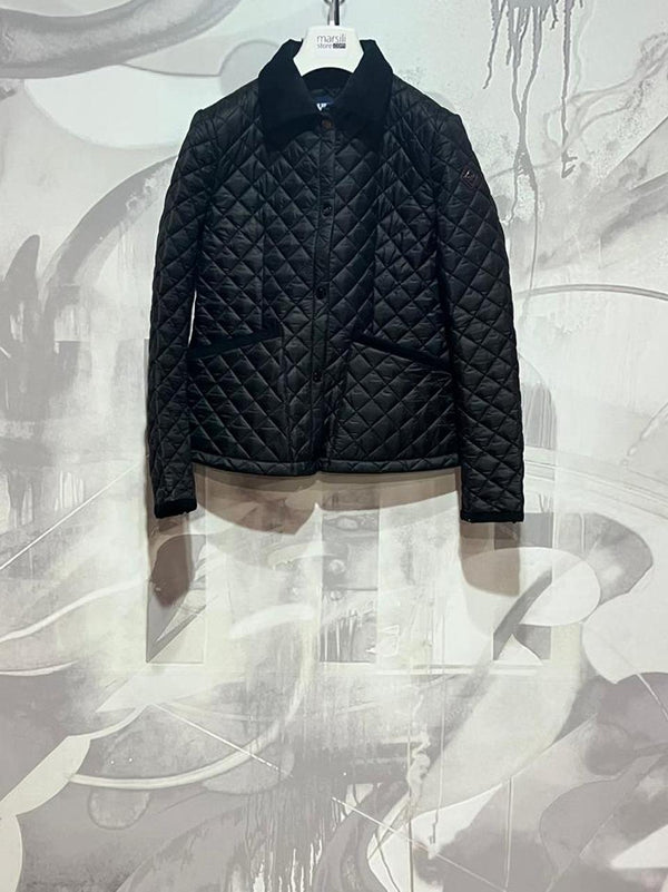 giacca  trapuntato W0029 H0059 BLK  