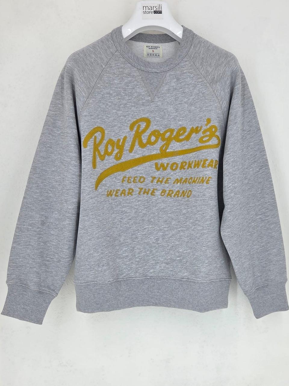 felpa feed the machine RRW022CR260124 G ROY ROGER'S work wear 