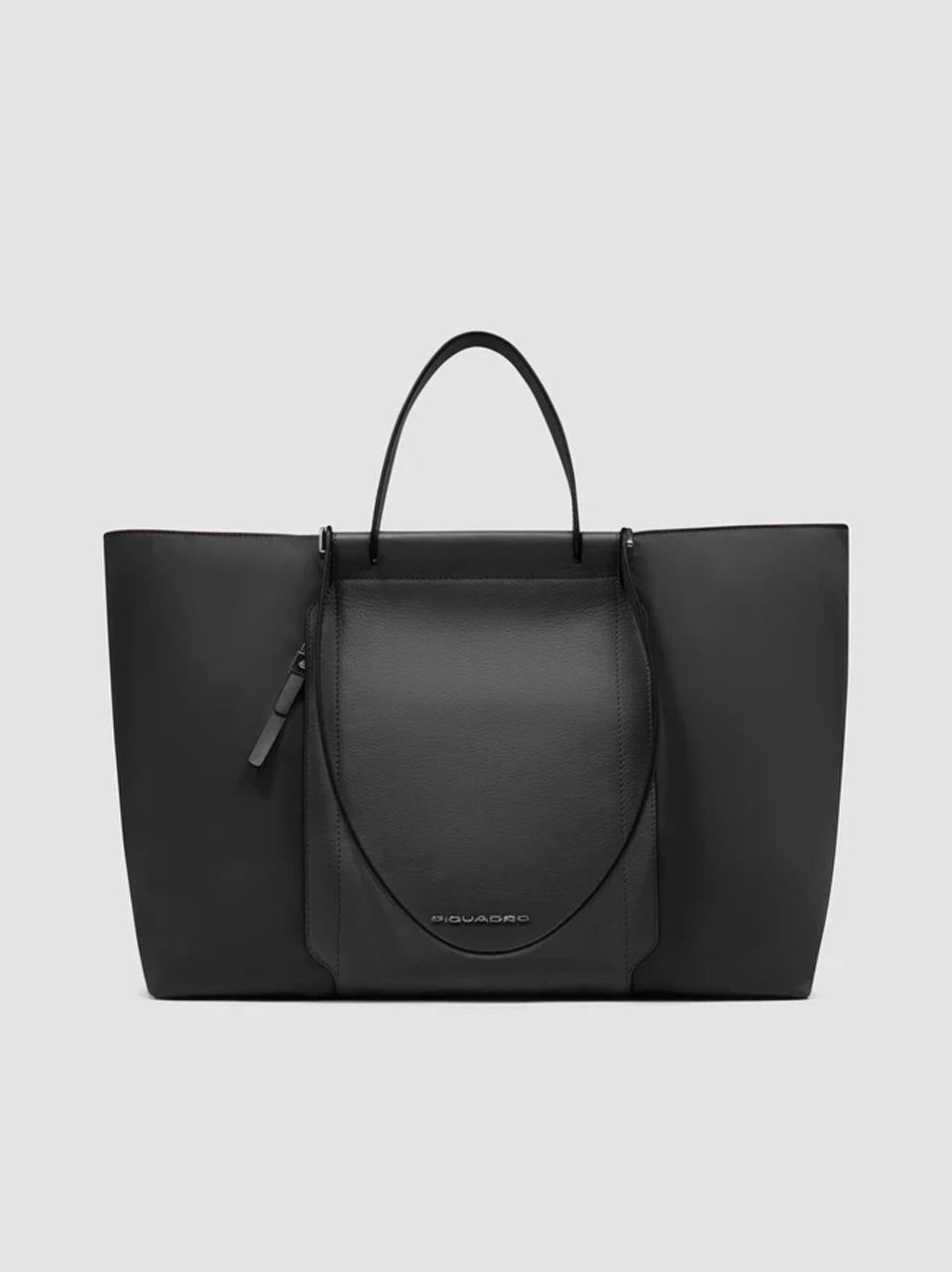 shopping tessuto e pelle CA6336W92 NERO PIQUADRO 