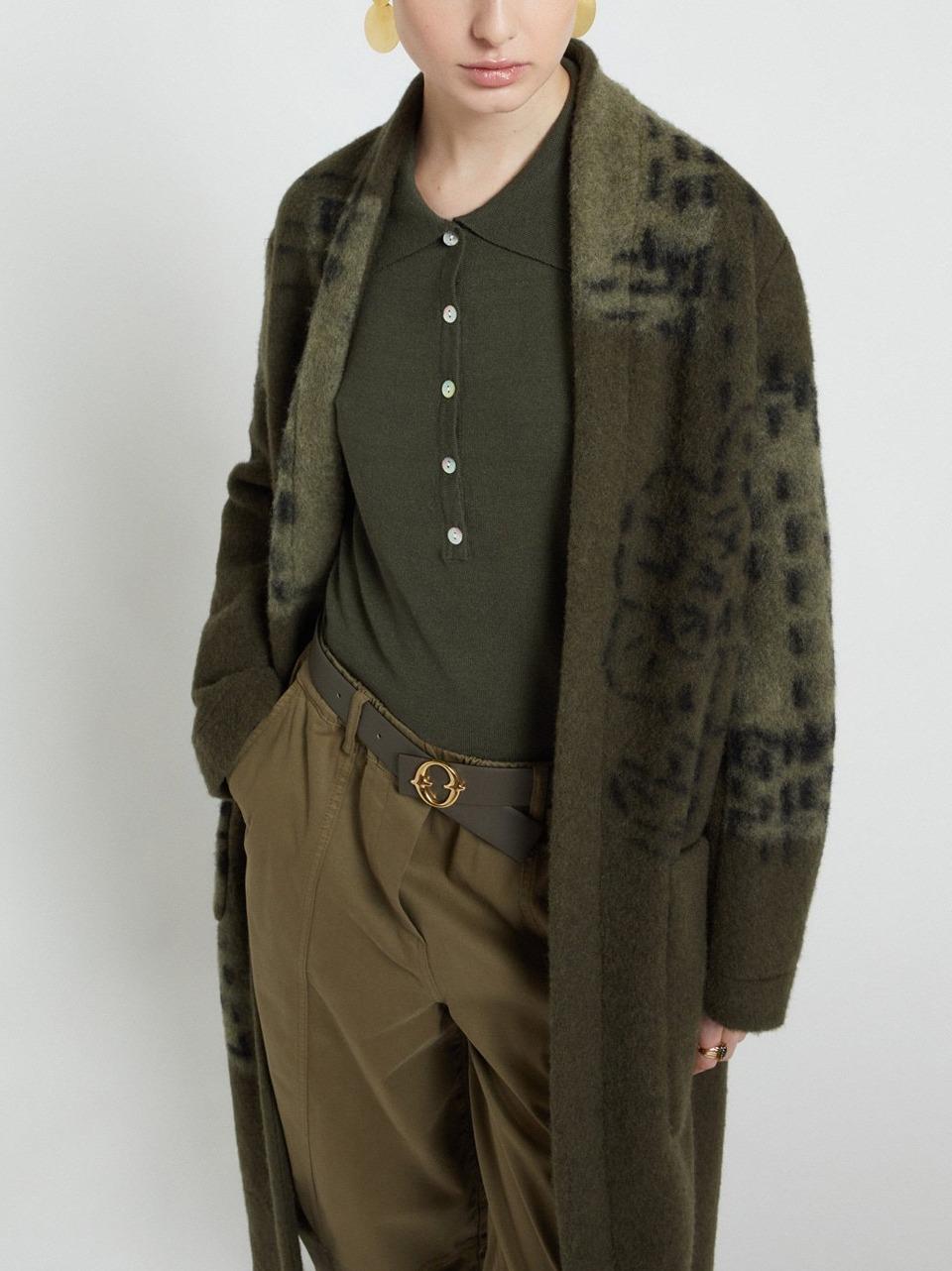 cappotto maglia DJ0073 V ottod'ame 