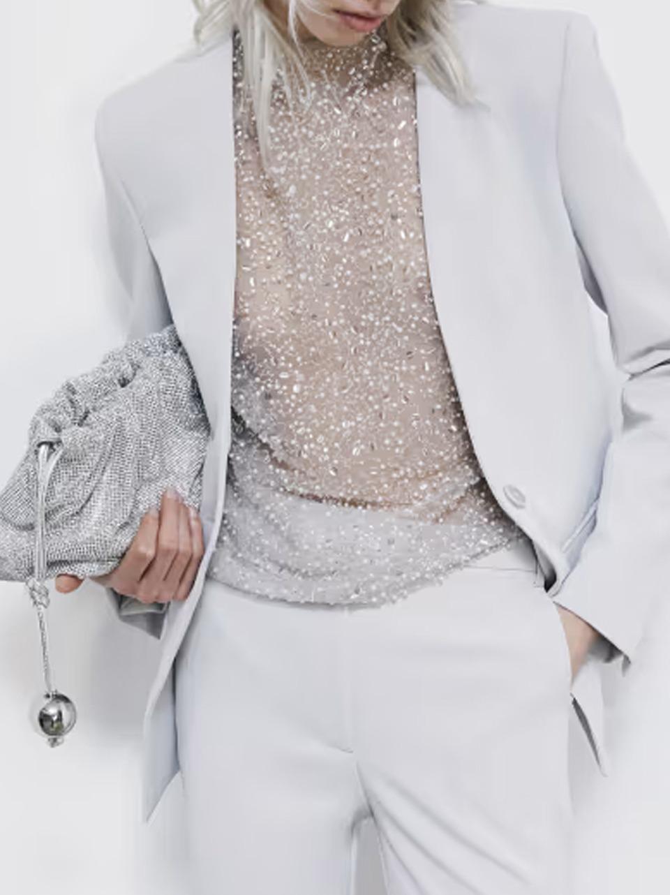 top full strass 2C1703 J4V6 Patrizia pepe 
