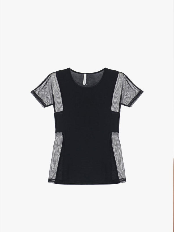 t-shirt con tulle TZ29JGD N SELECTED 