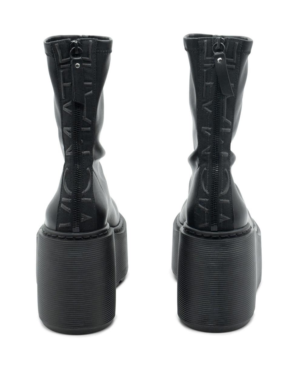 stivaletto con zeppa 1F2652D-F20BP20101 NERO VIC MATIE' 