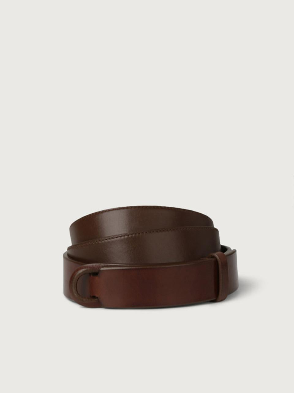cintura nobuckle pelle NB0004 BULBRUCIATO ORCIANI 